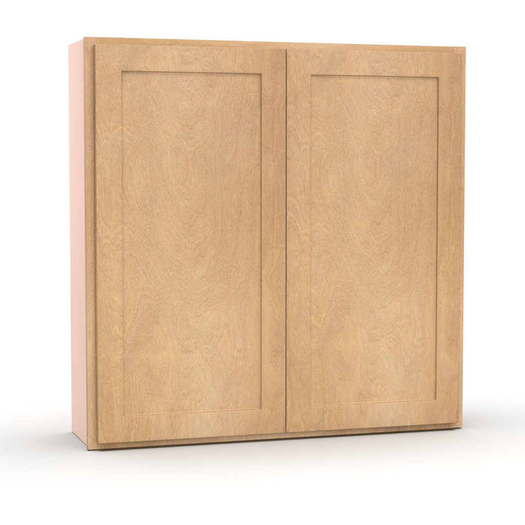 Liberty Shaker Karamel - 42 Inch Height Double Door Wall Cabinet - 42