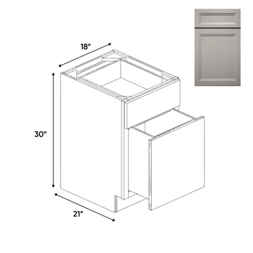 Windsor Ashen - File Drawer Base Cabinets - 18