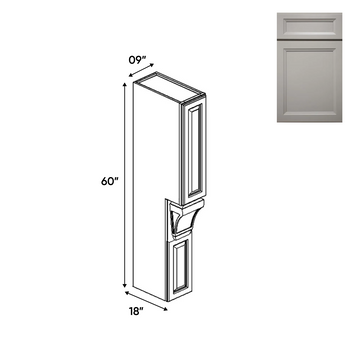 Windsor Ashen - Hood Spice Racks - 9"W x 60"H x 18"D - Pre Assembled