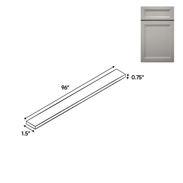 Windsor Ashen - Tall Fillers - 1.5"W x 96"H x 0.75"D - Pre Assembled