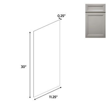 Windsor Ashen - Side Finished Skins - 11.25"W x 30"H x 0.25"D - Pre Assembled