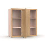 Liberty Shaker Karamel - 30x30 Inch Wall Blind Corner Wall Cabinet - 30" Width x 30" Height x 12" Depth