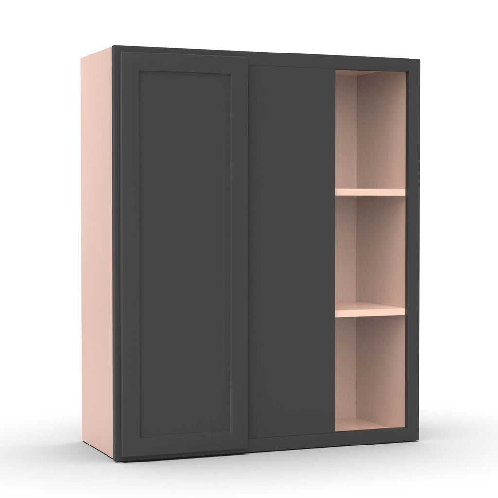 Liberty Shaker Grey - 30x36 Inch Wall Blind Corner Wall Cabinet - 30