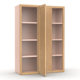 Liberty Shaker Karamel - 30x42 Inch Wall Blind Corner Wall Cabinet - 30" Width x 42" Height x 12" Depth