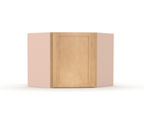 Liberty Shaker Karamel - 24 Inch Diagonal Corner Wall Cabinet - 24" Width x 12" Height x 12" Depth