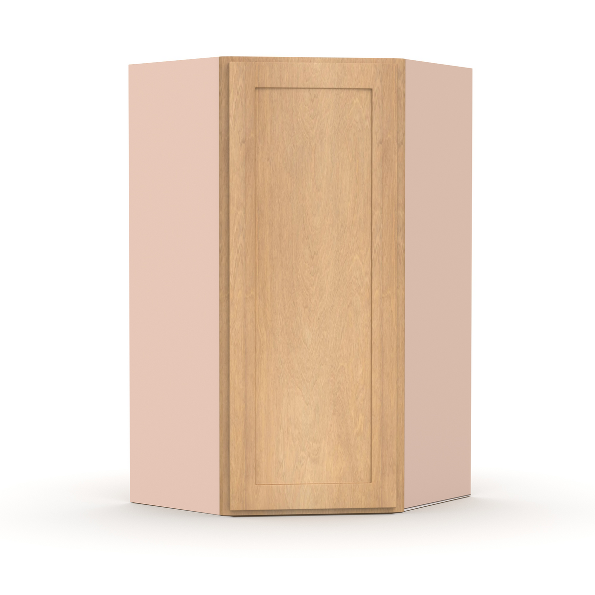Liberty Shaker Karamel - 24 Inch Diagonal Corner Wall Cabinet - 24" Width x 30" Height x 12" Depth