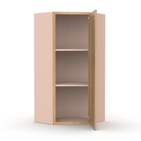 Liberty Shaker Karamel - 24 Inch Diagonal Corner Wall Cabinet - 24" Width x 36" Height x 12" Depth