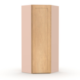 Liberty Shaker Karamel - 24 Inch Diagonal Corner Wall Cabinet - 24" Width x 42" Height x 12" Depth