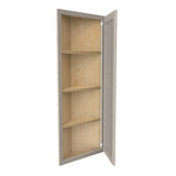 Single Door Wall End Cabinet |Elegant Stone| 12W x 42H x 12D