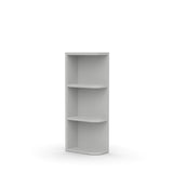 Liberty Shaker Ashen - 30 Inch Wall Open Shelf Wall Cabinet - 06" Width x 30" Height x 12" Depth