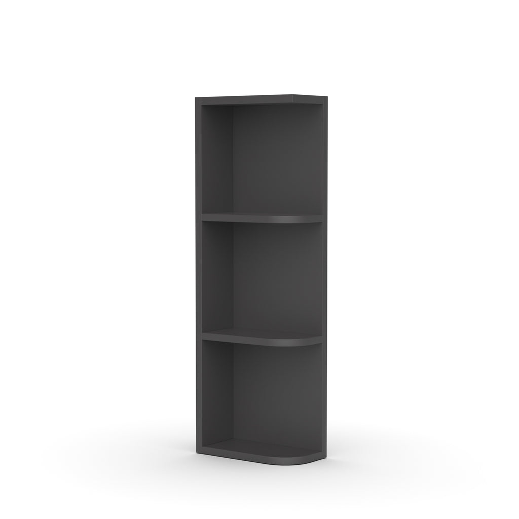 Liberty Shaker Grey - 36 Inch Wall Open Shelf Wall Cabinet - 06