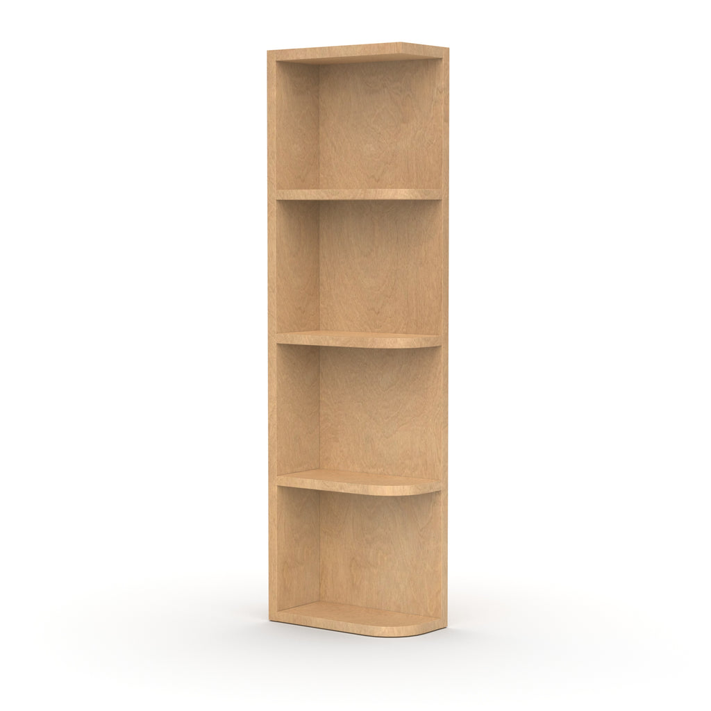 Liberty Shaker Karamel - 42 Inch Wall Open Shelf Wall Cabinet - 06