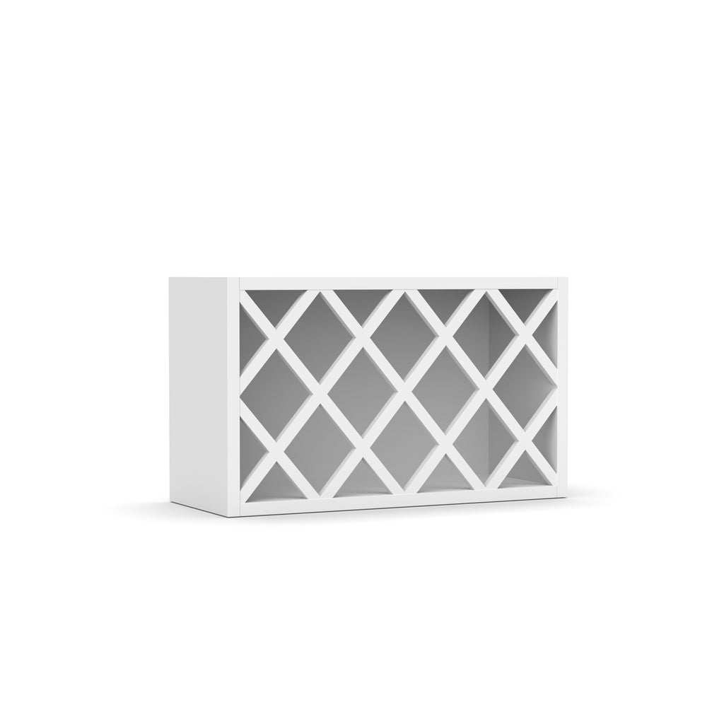Liberty Shaker White Wall Wine Rack Cabinet - LSW-WR3015 (FC)