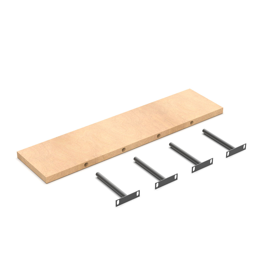 Liberty Shaker Karamel - 48 Inch Wall Shelf Accessories - 48