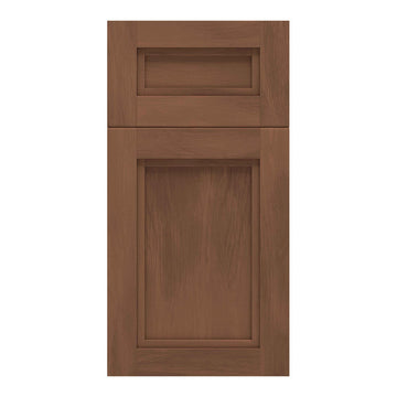 RTA - Havana Walnut - Wall Glass Door - Left - 18