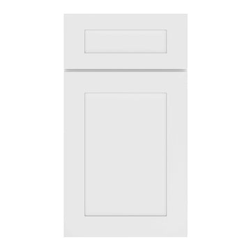 RTA - White Shaker - Wall Glass Door - Left - 21