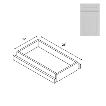 RTA - Elegant Shaker White - Base Roll Out Tray - 11