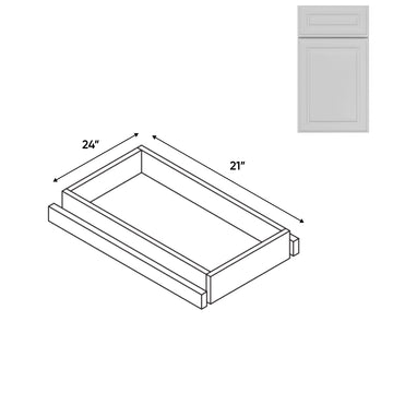 RTA - Elegant Shaker White - Base Roll Out Tray - 20