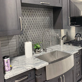 ZLINE 30 in. Zermatt Farmhouse Apron Mount Single Bowl Stainless Steel Kitchen Sink with Bottom Grid (SAS-30)