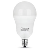 A15 LED Light Bulbs, 6.5 Watts, E26, 500 Lumens, White, Candelabra Base, 3000K Non - Dimmable - BUILDMYPLACE