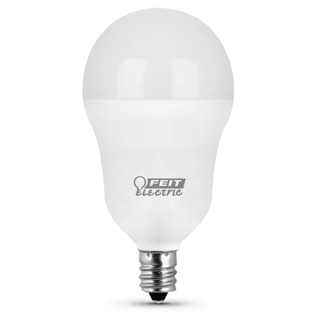 A15 LED Light Bulbs, 6.5 Watts, E26, 500 Lumens, White, Candelabra Base, 3000K Non - Dimmable - BUILDMYPLACE