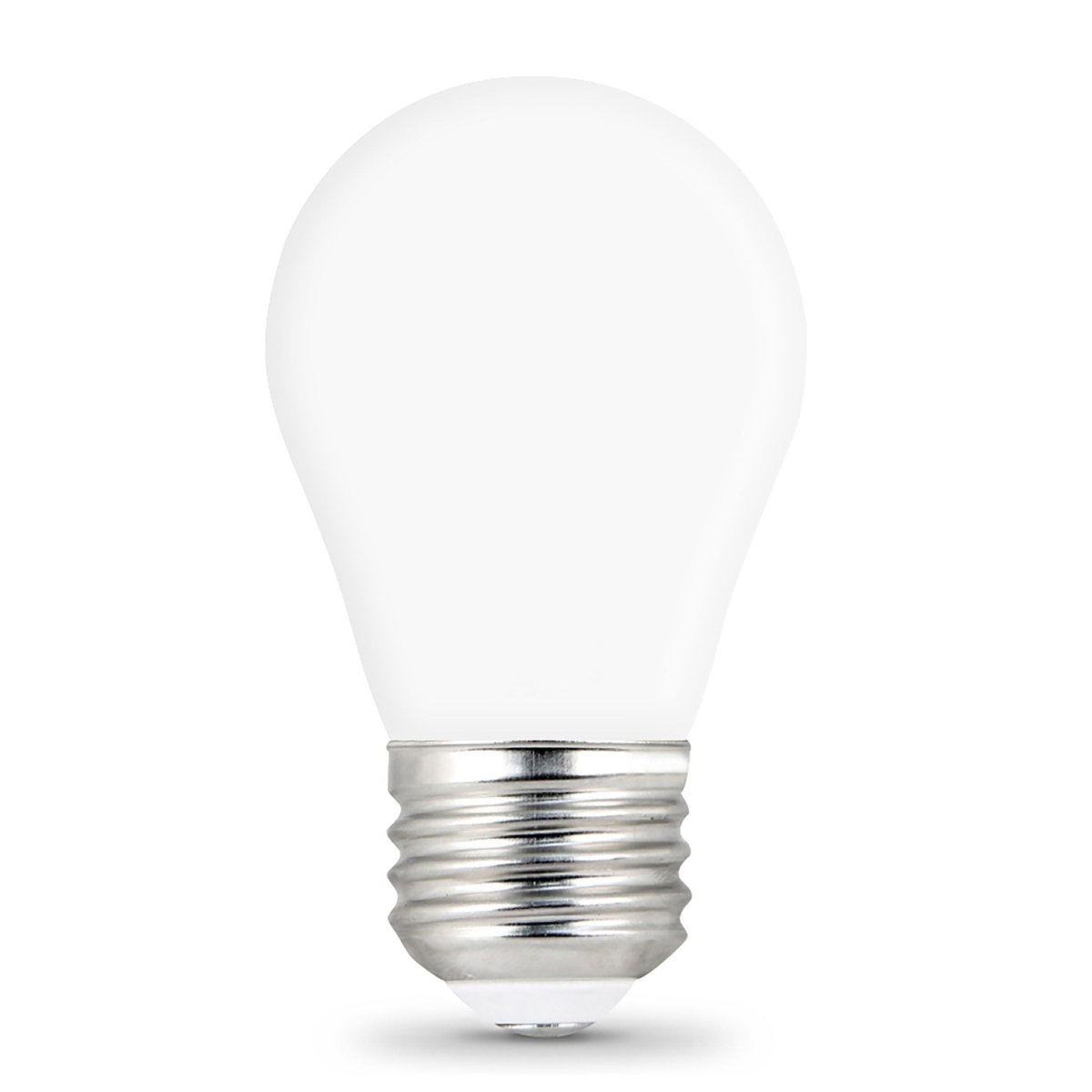 A15 LED Light Bulbs, Filament, E26 Base, White, Dimmable, Frosted, 2 Pack - BUILDMYPLACE