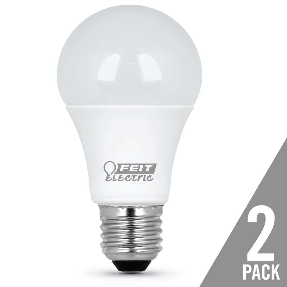 A19 LED Bulbs, 15 Watts, E26, 800 Lumen, frosted, 5000K, Non - Dimmable - BUILDMYPLACE