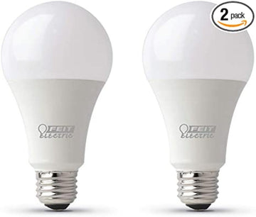 A19 LED Bulbs, E26, 17.5 Watts, Dimmable, 1600 lumens, 5000k