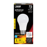 A19 LED Light Bulb, 12.2 Watts, E26, Dimmable, 1100 Lumen, 3000K - BUILDMYPLACE