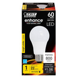 A19 LED Light Bulb, 8.8 Watts, E26 Base, Multiuse Globe, 800 Lumens - BUILDMYPLACE