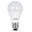 A19 LED Light Bulbs, 60 Watt Equiv, Non - Dimmable. 3000K, Maint. Pack, 10 Pk - BUILDMYPLACE