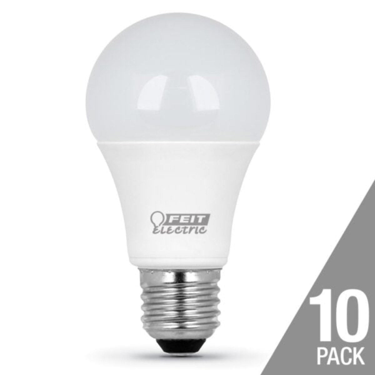 A19 LED Light Bulbs, 60 Watt Equiv, Non - Dimmable. 3000K, Maint. Pack, 10 Pk - BUILDMYPLACE