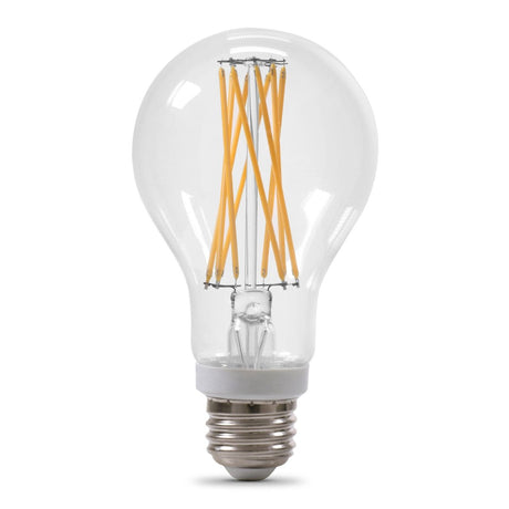 A21 LED LED Light Bulb, 15 Watts, E26, Dimmable, 1500 Lumens, Bright Daylight - BUILDMYPLACE