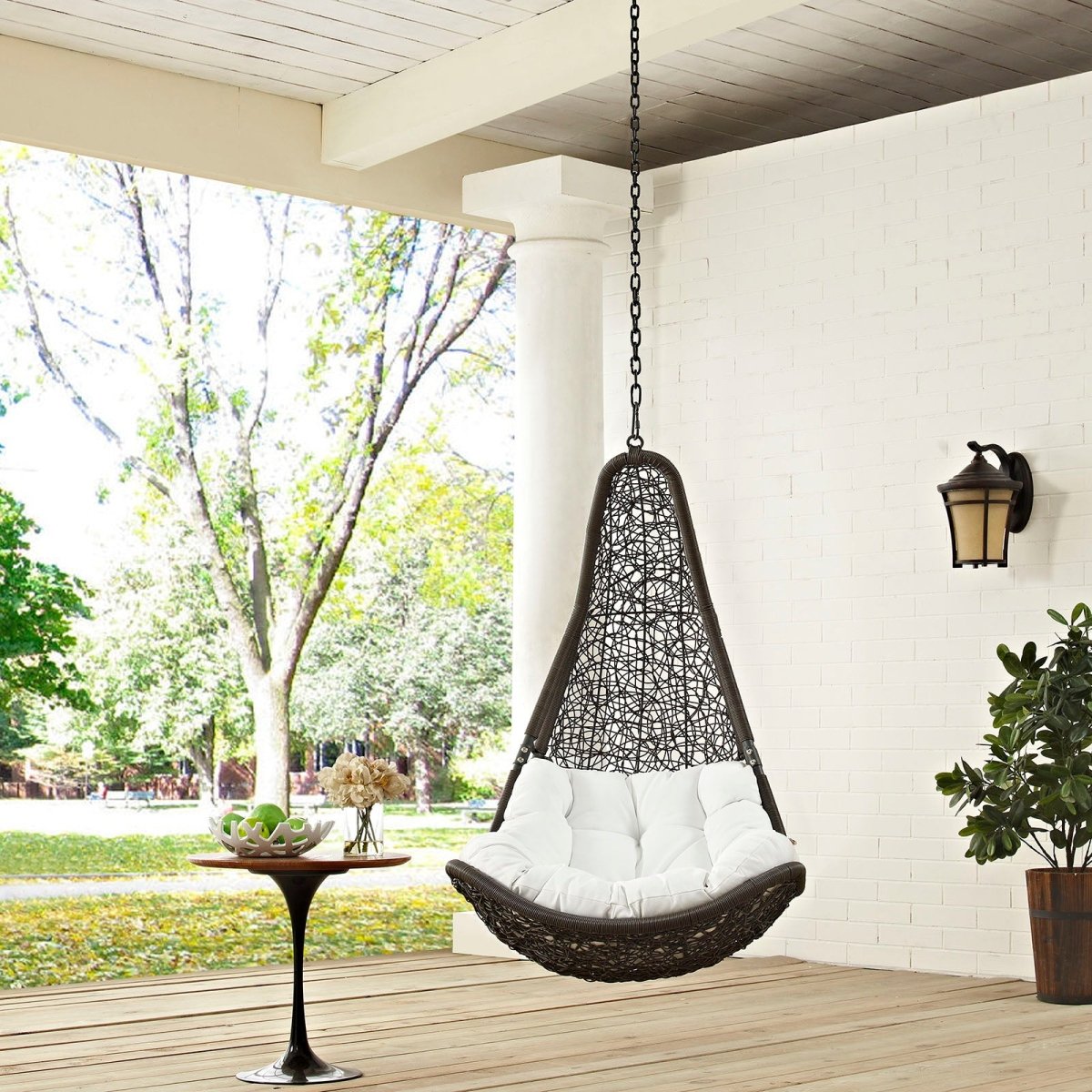 Abate Outdoor Patio Swing Chair Without Stand - BUILDMYPLACE