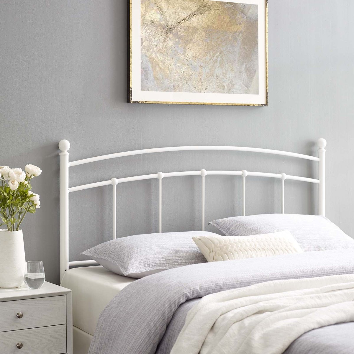 Abigail Full Metal Headboard - BUILDMYPLACE