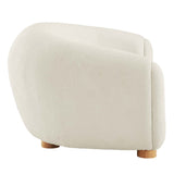 Abundant Boucle Upholstered Fabric Sofa - BUILDMYPLACE