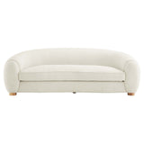 Abundant Boucle Upholstered Fabric Sofa - BUILDMYPLACE