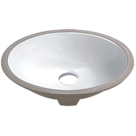 Acorn Porcelain Undermount Vanity Sink - 17 - 1/8 Inch x 14 Inch x 7 - 3/4 Inch - BUILDMYPLACE