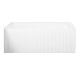 Acrylic Alcove Bathtub in White - cUPC/UPC Certified - BUILDMYPLACE