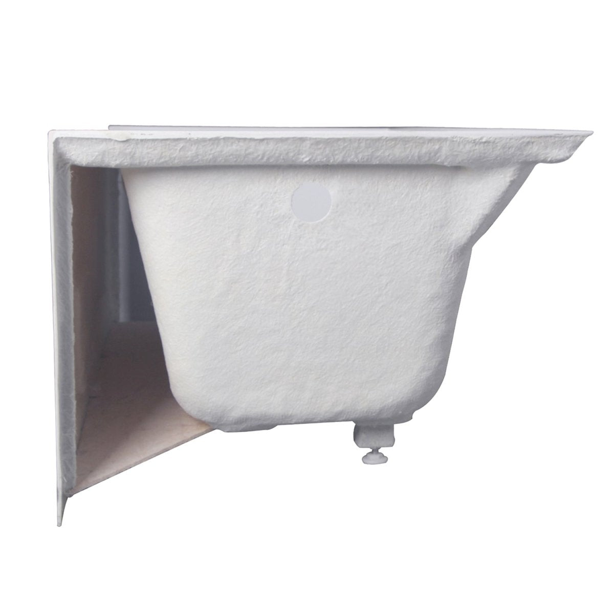 Acrylic Anti - Skid Alcove Bathtub in White - cUPC/UPC Certified - BUILDMYPLACE