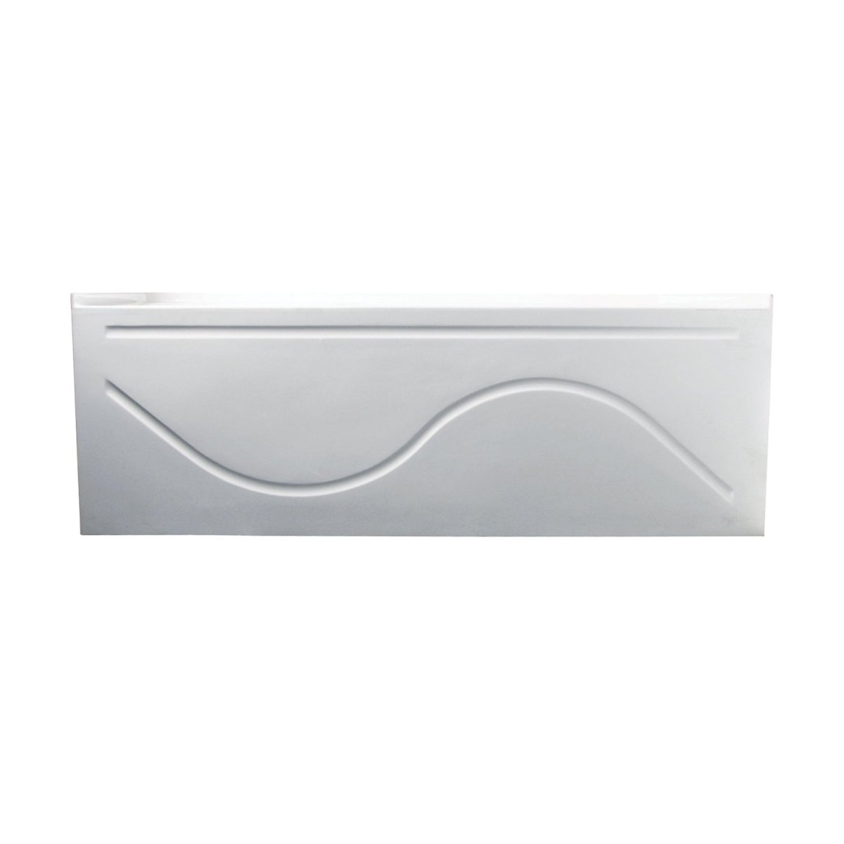 Acrylic Anti - Skid Alcove Bathtub in White - cUPC/UPC Certified - BUILDMYPLACE