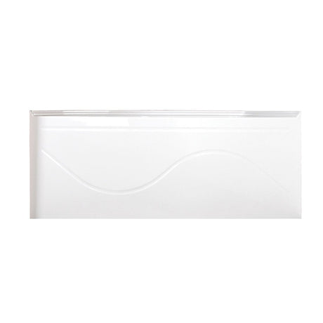 Acrylic Anti - Skid Alcove Bathtub in White - cUPC/UPC Certified - BUILDMYPLACE