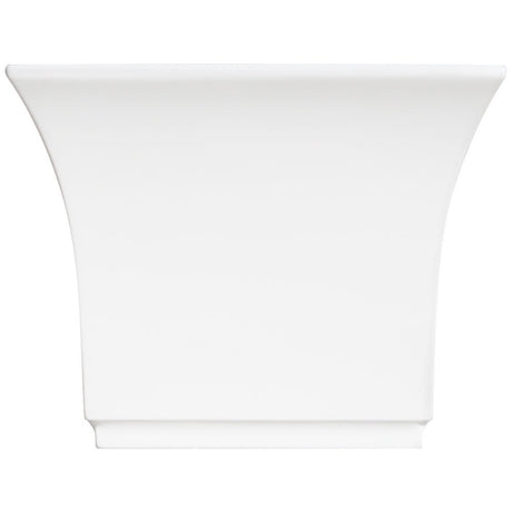 Acrylic Freestanding Tub with Drain, White - BUILDMYPLACE