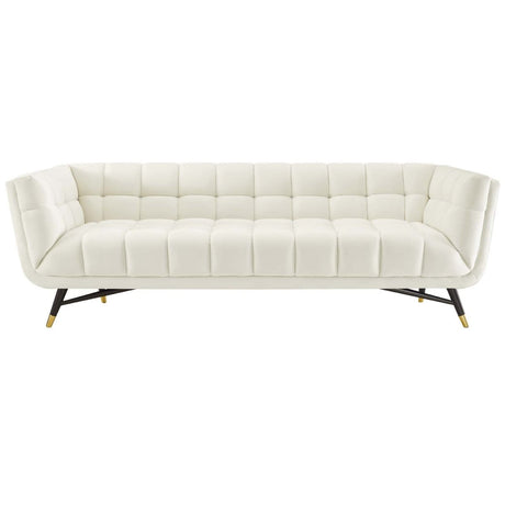 Adept Performance Velvet Sofa - BUILDMYPLACE