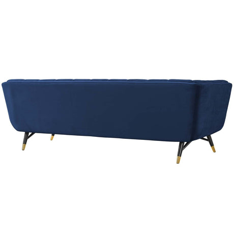 Adept Performance Velvet Sofa - BUILDMYPLACE