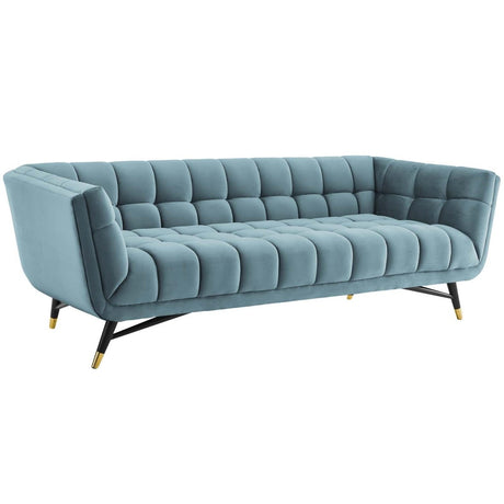 Adept Performance Velvet Sofa - BUILDMYPLACE