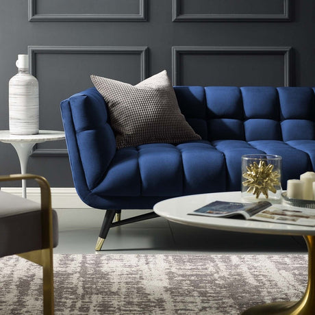 Adept Performance Velvet Sofa - BUILDMYPLACE