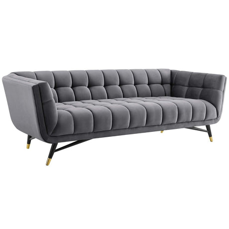 Adept Performance Velvet Sofa - BUILDMYPLACE