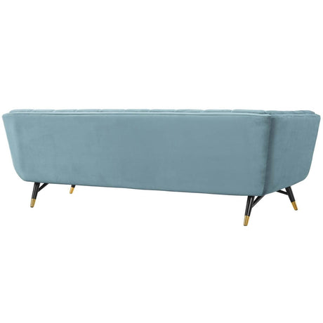 Adept Performance Velvet Sofa - BUILDMYPLACE