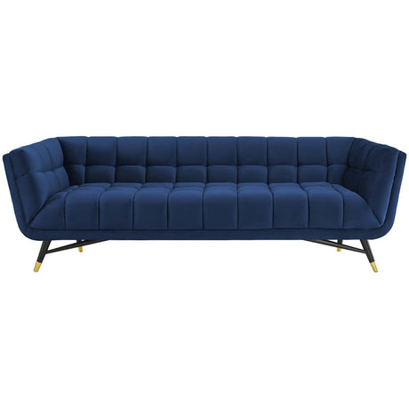 Adept Performance Velvet Sofa - BUILDMYPLACE